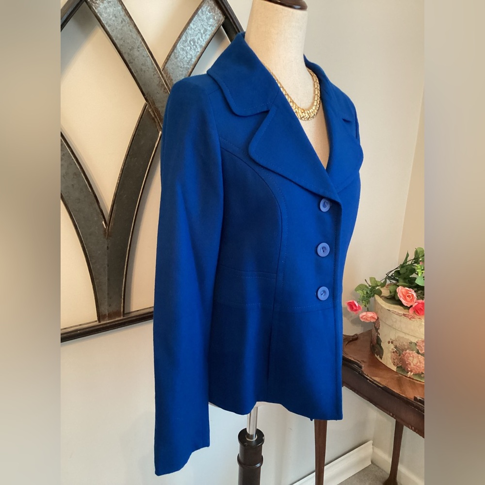 Pendleton Wool Blue Women's Blazer Jacket - image 5